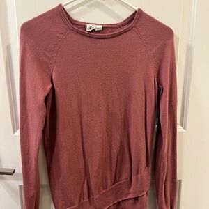 Dusty Rose Organic Cotton Sweater tentree